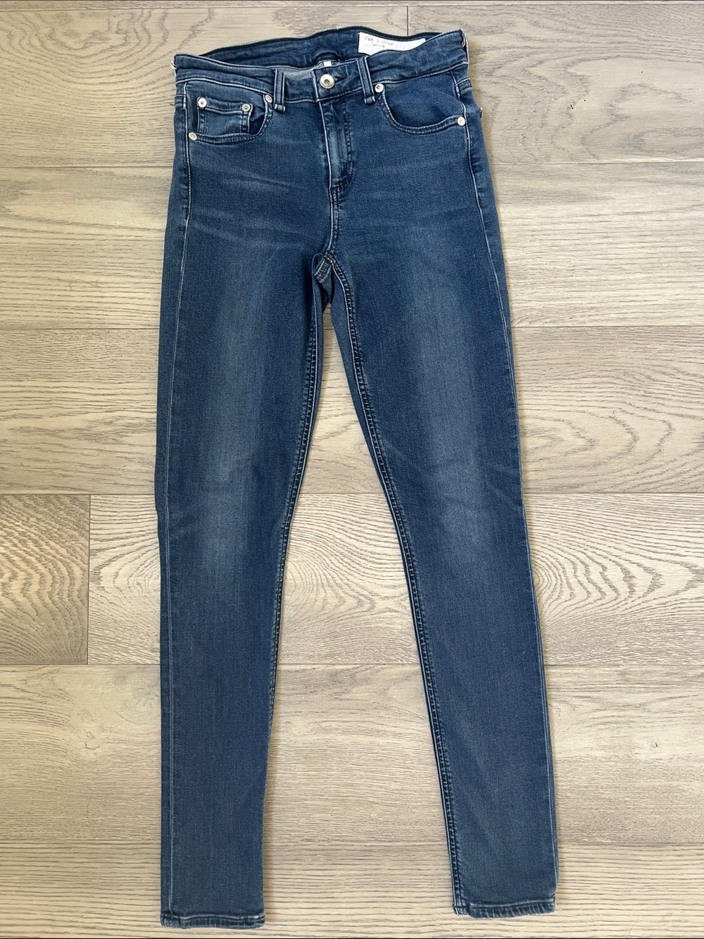 rag & bone Dark Indigo Mid-Rise Cate Skinny Jeans